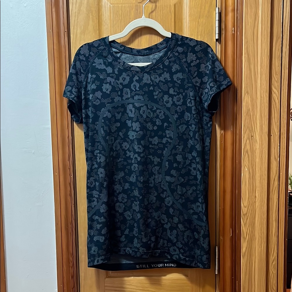 Blue Patterned Women's Top